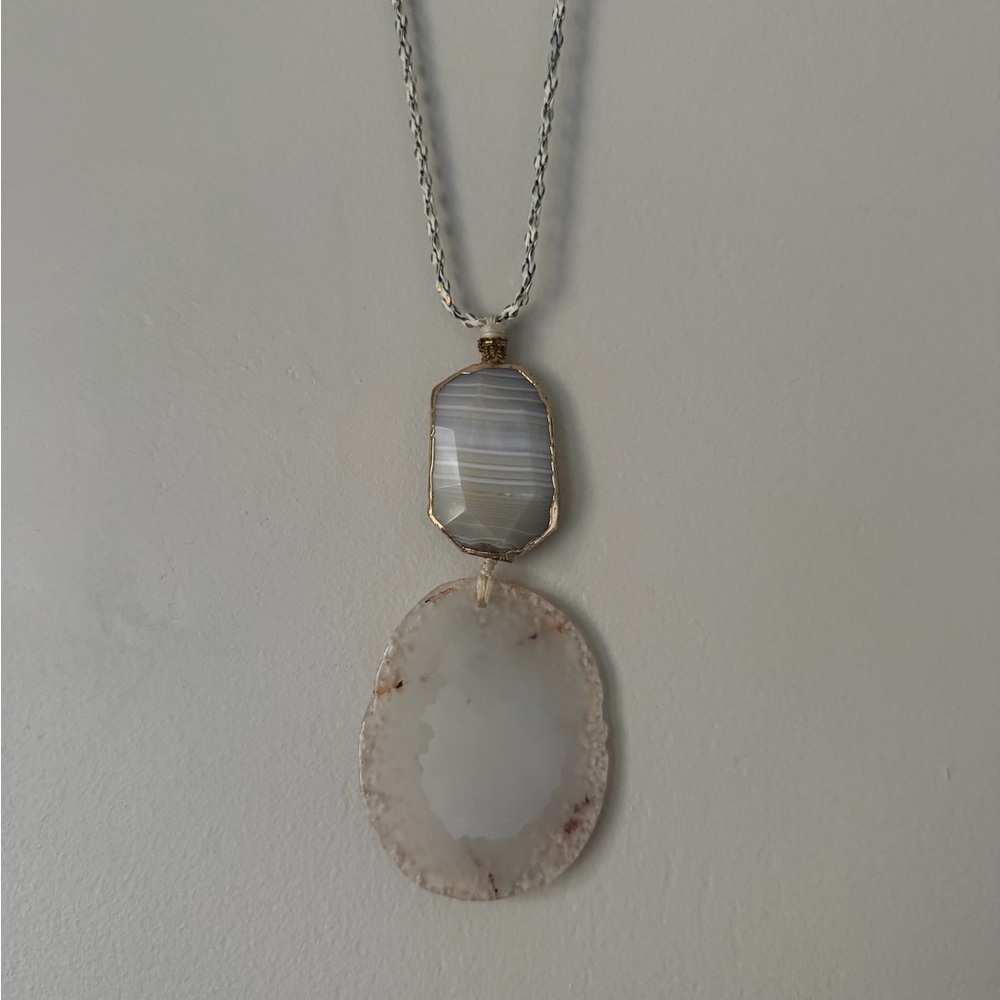 Anthropologie Morning Dew Pendant Necklace View 4